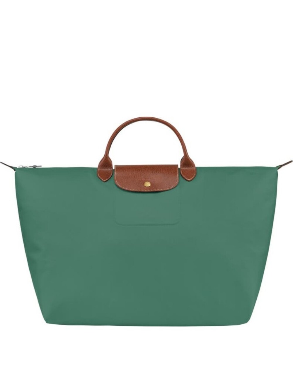 Longchamp Le Pliage Green Large Travel Bag in Sky Blue